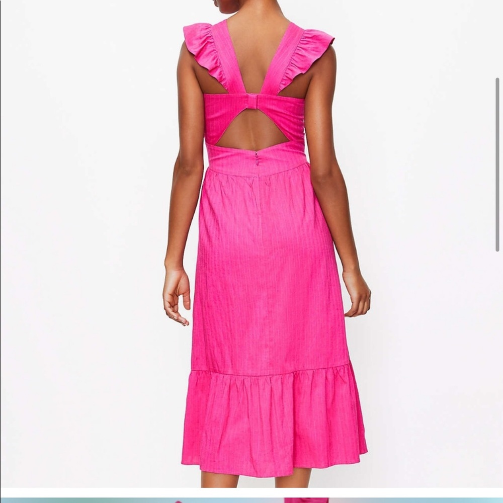 Pink, Size 16, Midi dress from Loft